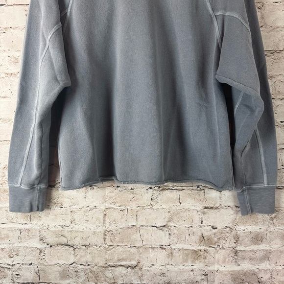 Standard James Perse Women's Size 3 Relaxed Crop Pullover Sweater Large Cotton L - Picture 4 of 7